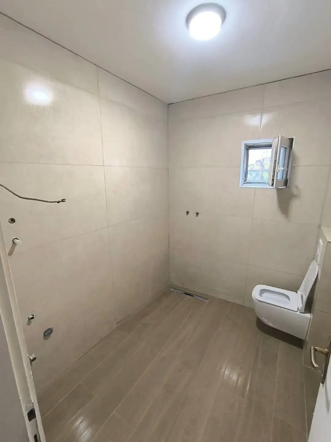 Kupatilo s walk-in tušem i mat staklom: tijekom radova, fotografija 5